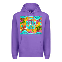 Purple summer Premium Hoodie - NancyCooperArtShop