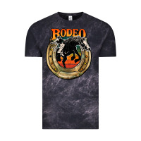 Cloud Black rodeo Vintage Tee - JahusDesignShop