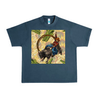 Midnight Navy rodeo seamless pattern Urban Heavy Tee - BundleAndBundleShop
