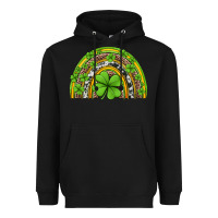 Black western st patricks rainbow Heavyweight Hoodie - Jasminsmagicworld