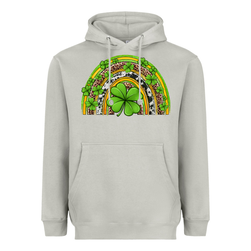 Western St Patricks Rainbow Heavyweight Hoodie by Jasminsmagicworld | Teevron