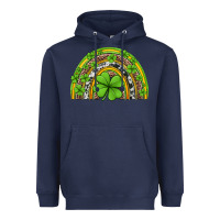 Navy western st patricks rainbow Heavyweight Hoodie - Jasminsmagicworld