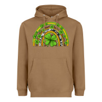 Toasted Coconut western st patricks rainbow Heavyweight Hoodie - Jasminsmagicworld