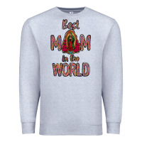 Heather Grey Best Mom in the World Premium Sweatshirt - Bettercallsaul