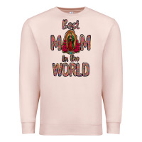 Pale Pink Best Mom in the World Premium Sweatshirt - Bettercallsaul