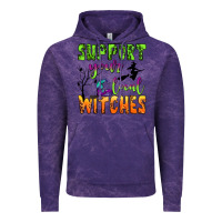 Cloud Purple support your local witches Vintage Hoodie - BundleAndBundleShop