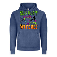 Vintage Denim support your local witches Vintage Hoodie - BundleAndBundleShop