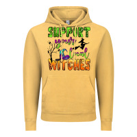 Vintage Mustard support your local witches Vintage Hoodie - BundleAndBundleShop
