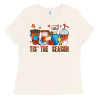 Bone basketball tisthe season coffee cups Ladies Tee - texasbilliewilder