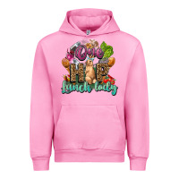 Fuchsia Pink One hip lunch lady Easter Day Urban Hoodie - HowdyJamesFarm