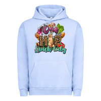 Pigment Grape Ice One hip lunch lady Easter Day Urban Hoodie - HowdyJamesFarm
