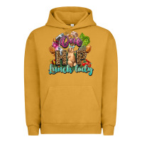 Pigment Peanut Butter One hip lunch lady Easter Day Urban Hoodie - HowdyJamesFarm