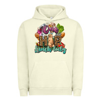 Pigment Pistachio One hip lunch lady Easter Day Urban Hoodie - HowdyJamesFarm
