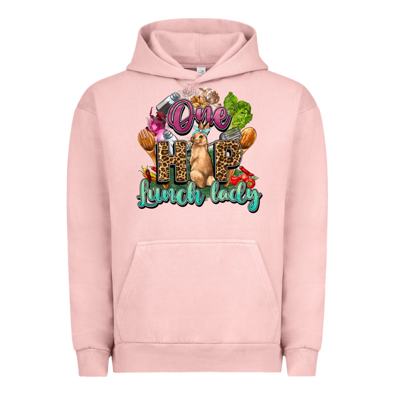 One Hip Lunch Lady Easter Day Urban Hoodie by HowdyJamesFarm | Teevron