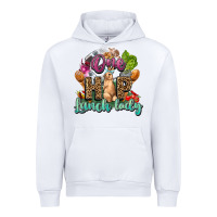White One hip lunch lady Easter Day Urban Hoodie - HowdyJamesFarm