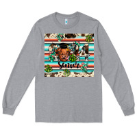 Heather Grey 2024 senior cow Long Sleeve Tee - JahusDesignShop