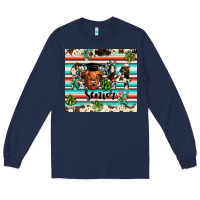 Navy 2024 senior cow Long Sleeve Tee - JahusDesignShop