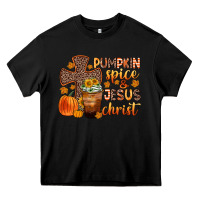 Black pumpkin spice and jesus christ Heavy Core Tee - Zillion Design Studio