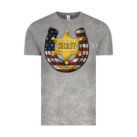Cloud Rock sheriff american flag Vintage Tee - JahusDesignShop