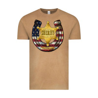 Vintage Camel sheriff american flag Vintage Tee - JahusDesignShop