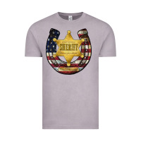 Vintage Zinc sheriff american flag Vintage Tee - JahusDesignShop