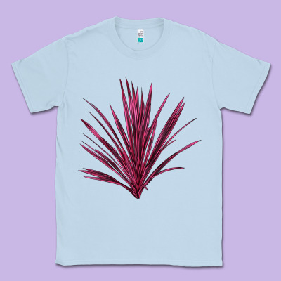 Pink Cordyline Classic Tee Designed By Lillyallendesigns