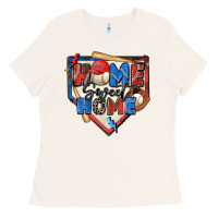 Bone home sweet home baseball Ladies Tee - Zillion Design Studio