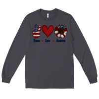 Smoke Peace Love America Long Sleeve Tee - Jasminsmagicworld