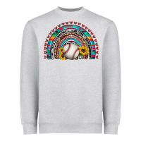 Baseball Rainbow Heavyweight Sweatshirt | Teevron
