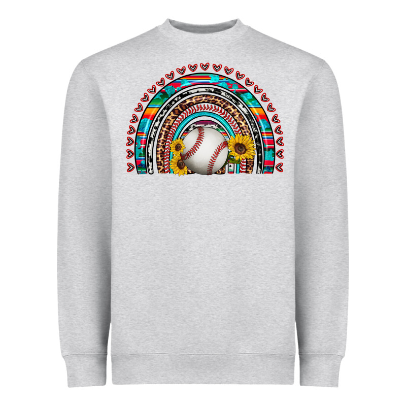 Baseball Rainbow Heavyweight Sweatshirt by Artiststas | Teevron