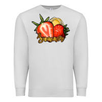 Dove Grey Strawberry Summer Premium Sweatshirt - Bettercallsaul