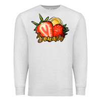 Oatmeal Heather Strawberry Summer Premium Sweatshirt - Bettercallsaul