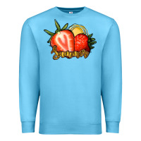 Ocean Blue Strawberry Summer Premium Sweatshirt - Bettercallsaul
