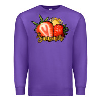 Purple Strawberry Summer Premium Sweatshirt - Bettercallsaul