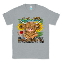 Heather Grey just a little dramatic Classic Tee - CowhideDigitalArt