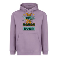 Lavender world's best poppa ever Heavyweight Hoodie - Jasminsmagicworld