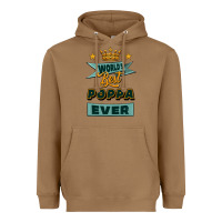 Toasted Coconut world's best poppa ever Heavyweight Hoodie - Jasminsmagicworld