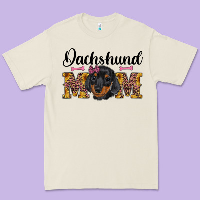 Western Dachshund Mom Premium Tee Designed By Ranaportraitstore
