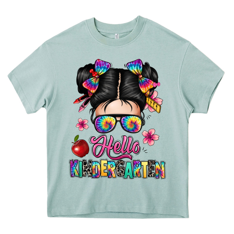Hello Kindergarten Heavy Core Tee by texasbilliewilder | Teevron