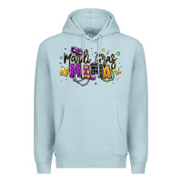 Blue Mist mardi gras mama Premium Hoodie - texasbilliewilder