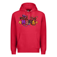 Cardinal mardi gras mama Premium Hoodie - texasbilliewilder