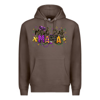 Coffee mardi gras mama Premium Hoodie - texasbilliewilder