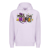 Lilac mardi gras mama Premium Hoodie - texasbilliewilder