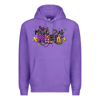 Purple mardi gras mama Premium Hoodie - texasbilliewilder