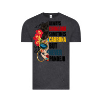Vintage Black always chingona sugar skull Vintage Tee - BundleAndBundleShop
