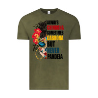Vintage Olive always chingona sugar skull Vintage Tee - BundleAndBundleShop