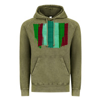 Vintage Olive Green Red Western Farm Life Brush Stroke Vintage Hoodie - Bettercallsaul