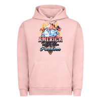 Pigment Salmon America ice cream Urban Hoodie - HowdyJamesFarm