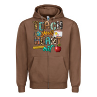 Chestnut teach your heart out Zipper Hoodie - NancyCooperArtShop