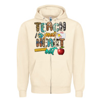 Sandshell teach your heart out Zipper Hoodie - NancyCooperArtShop